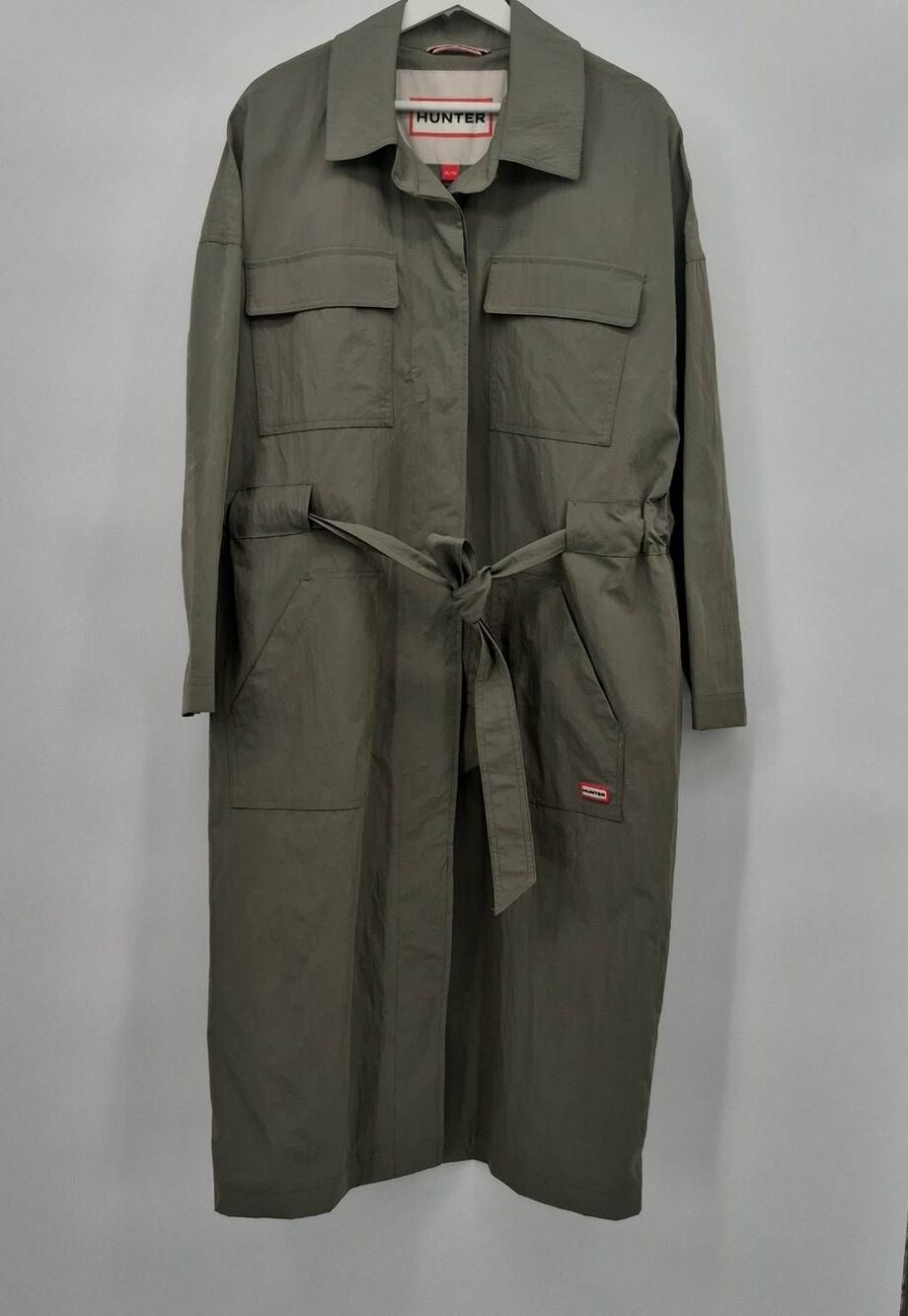 Hunter Patti Belted Utility Trench Coat Women's Size XL - Picture 2 of 8